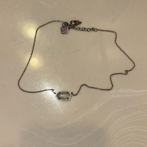kendra scott necklace, sliver